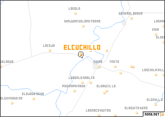 map of El Cuchillo