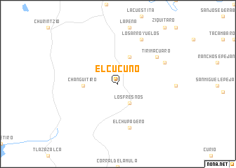 map of El Cucuno