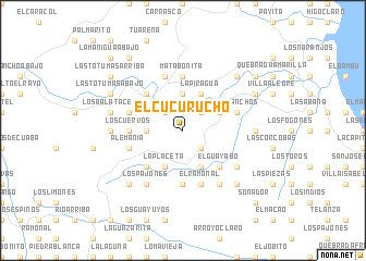 map of El Cucurucho