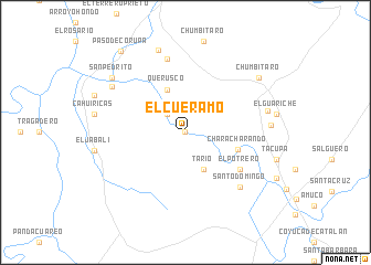 map of El Cuéramo