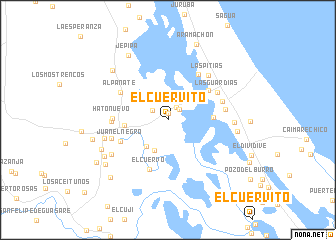 map of El Cuervito