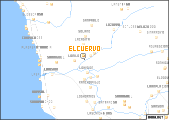 map of El Cuervo