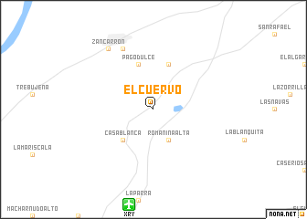 map of El Cuervo