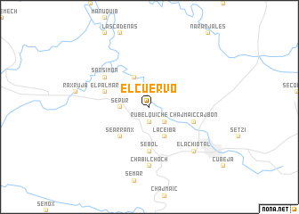 map of El Cuervo