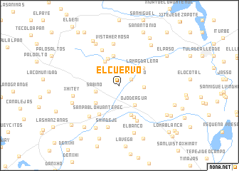 map of El Cuervo