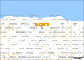 map of El Cueto