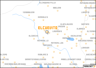 map of El Cuevito