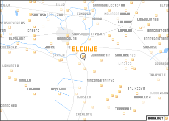 map of El Cuije