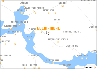 map of El Cuirindal