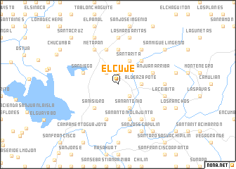 map of El Cuje