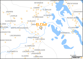 map of El Cují