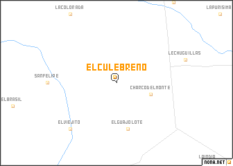 map of El Culebreño