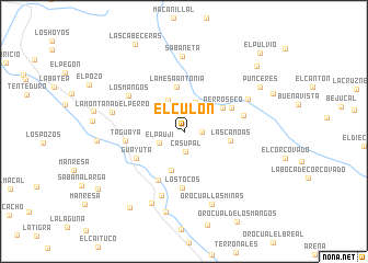 map of El Culón