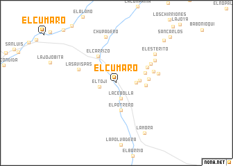 map of El Cúmaro