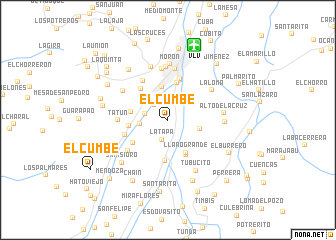 map of El Cumbe