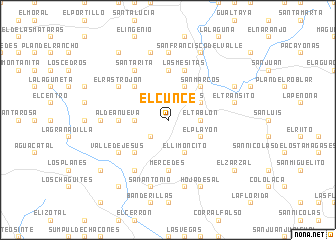 map of El Cunce