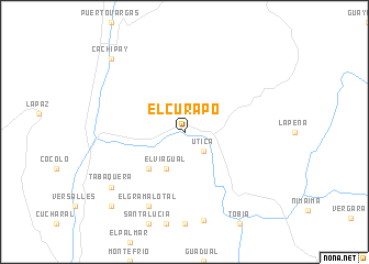 map of El Curapo