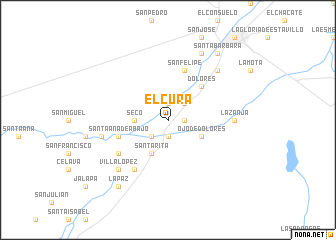 map of El Cura