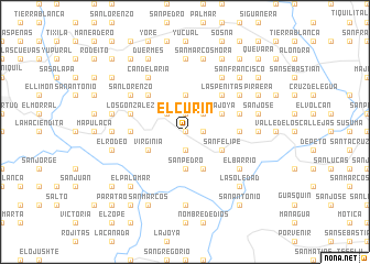 map of El Curín