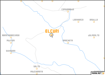 map of El Curi