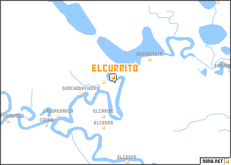 map of El Currito