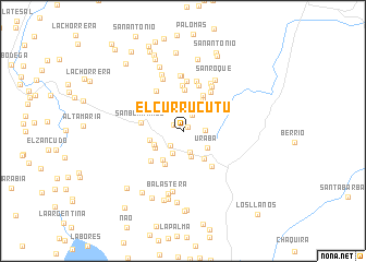 map of El Currucutú