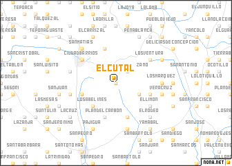 map of El Cutal
