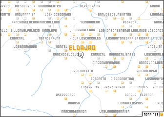 map of El Dajao