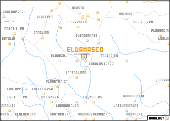 map of El Damasco