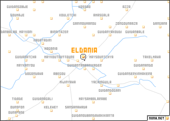 map of El Dania