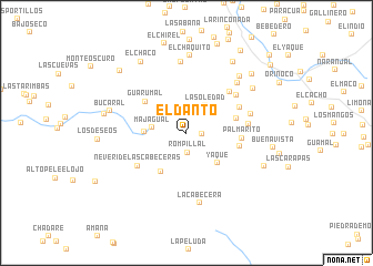 map of El Danto