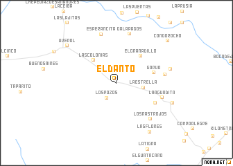 map of El Danto