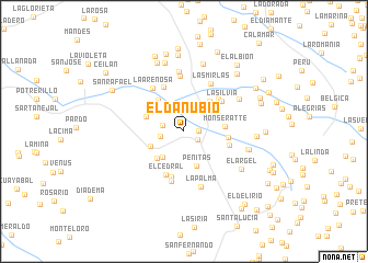 map of El Danubio