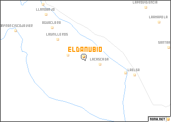 map of El Danubio