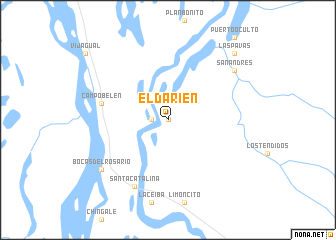 map of El Darién