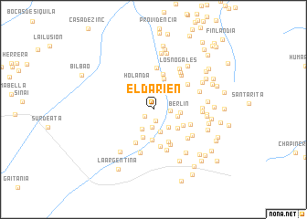 map of El Darién