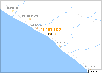 map of El Datilar