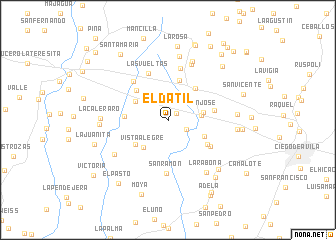 map of El Dátil