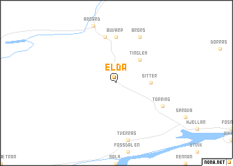 map of Elda