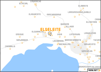 map of El Deleite