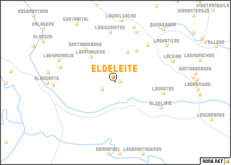 map of El Deleite