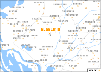 map of El Delirio