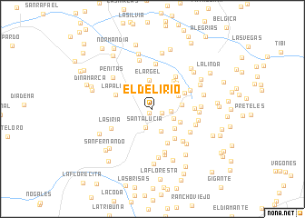 map of El Delirio