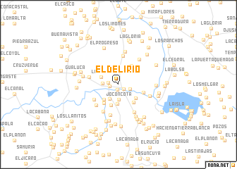 map of El Delirio