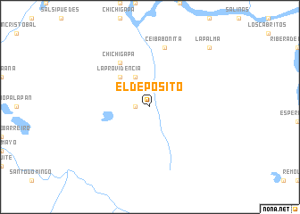map of El Depósito