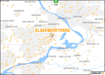 map of Elderberry Pond