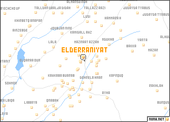 map of El Derrânïyât