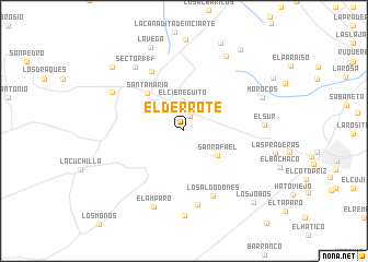 map of El Derrote