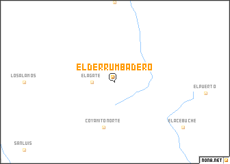 map of El Derrumbadero