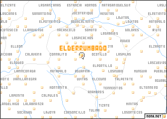 map of El Derrumbado